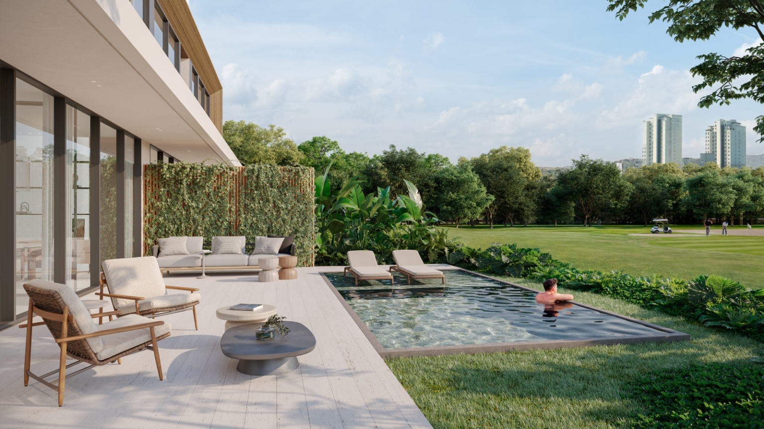 Bosco residence terrace and private pool
