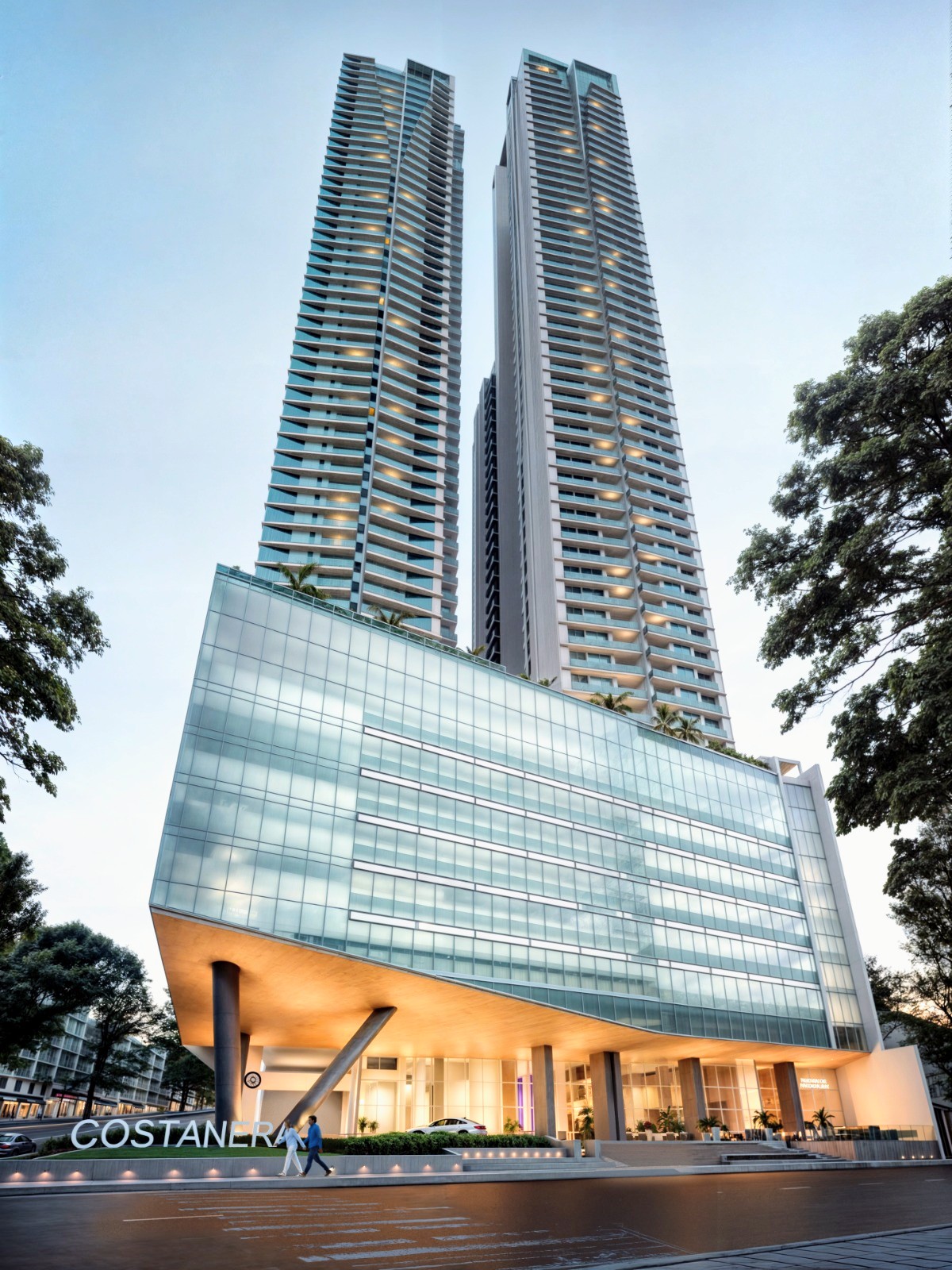 Costanera Aqua waterfront setting