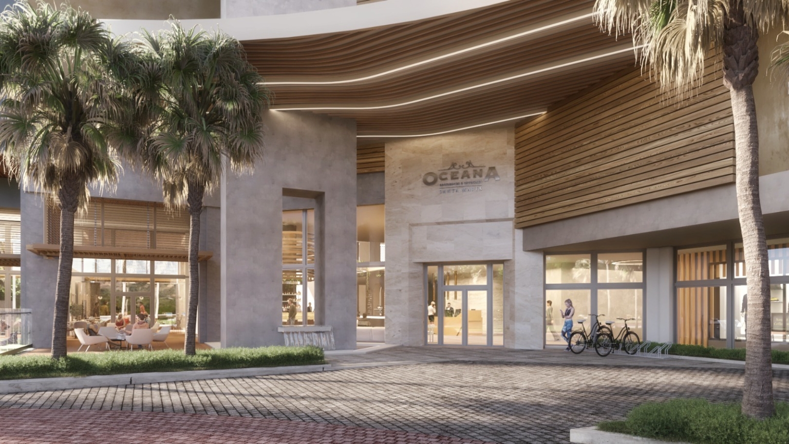 Oceana residential entrance and community setting