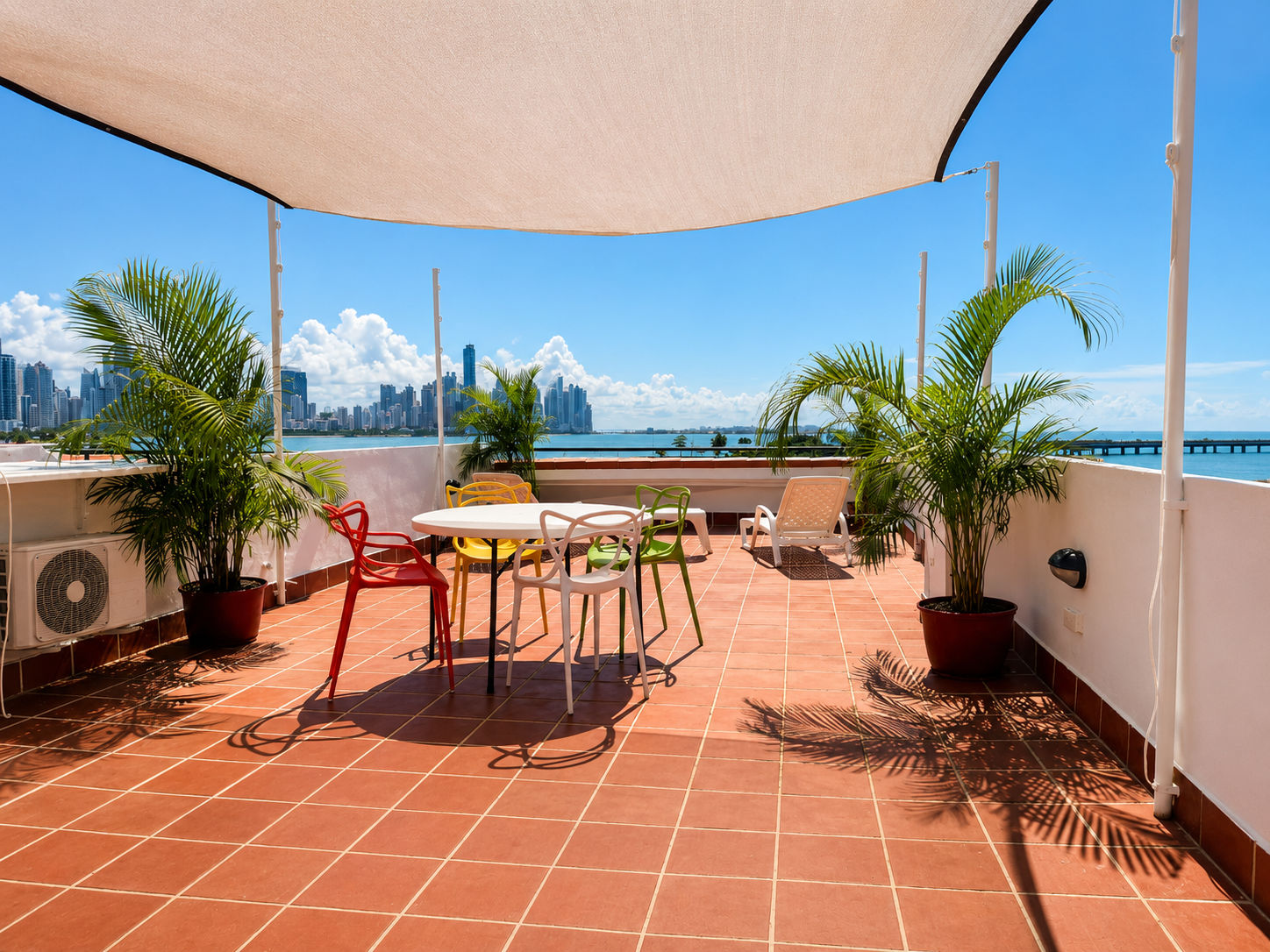 Private rooftop terrace in Casco Viejo