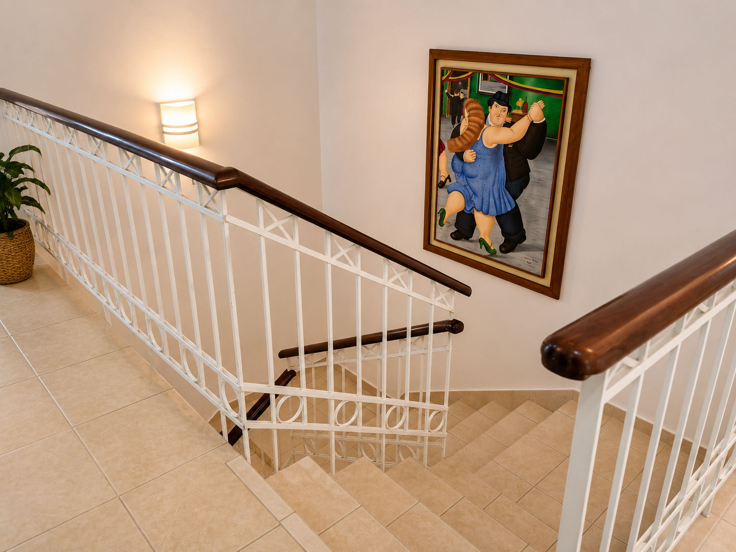 Interior staircase